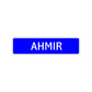 Ahmir Street Sign Children Name Room Plate