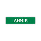 Ahmir Street Sign Children Name Room Plate