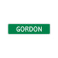 Gordon Street Sign Children Name Room Plate