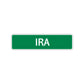 Ira Street Sign Children Name Room Plate