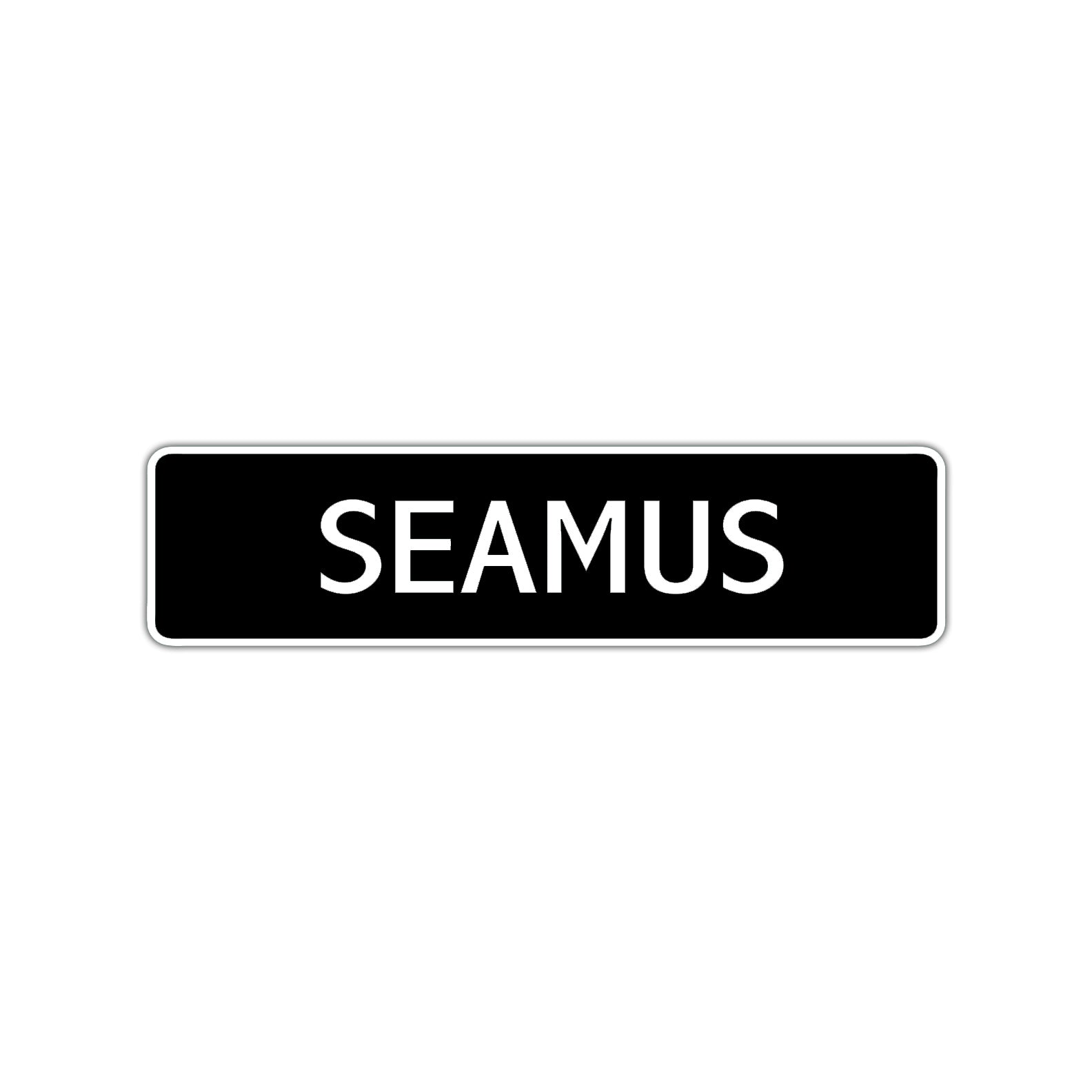 Seamus Street Sign Children Name Room Plate