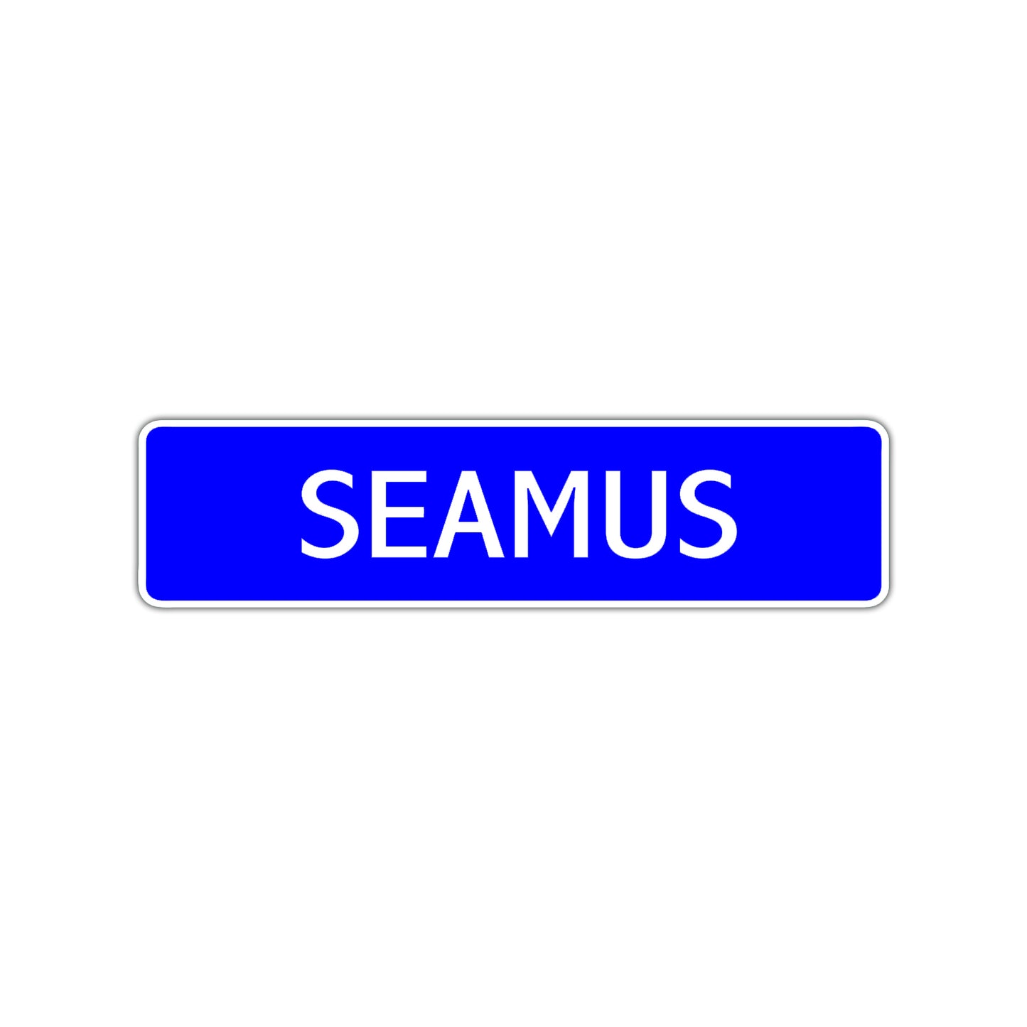 Seamus Street Sign Children Name Room Plate