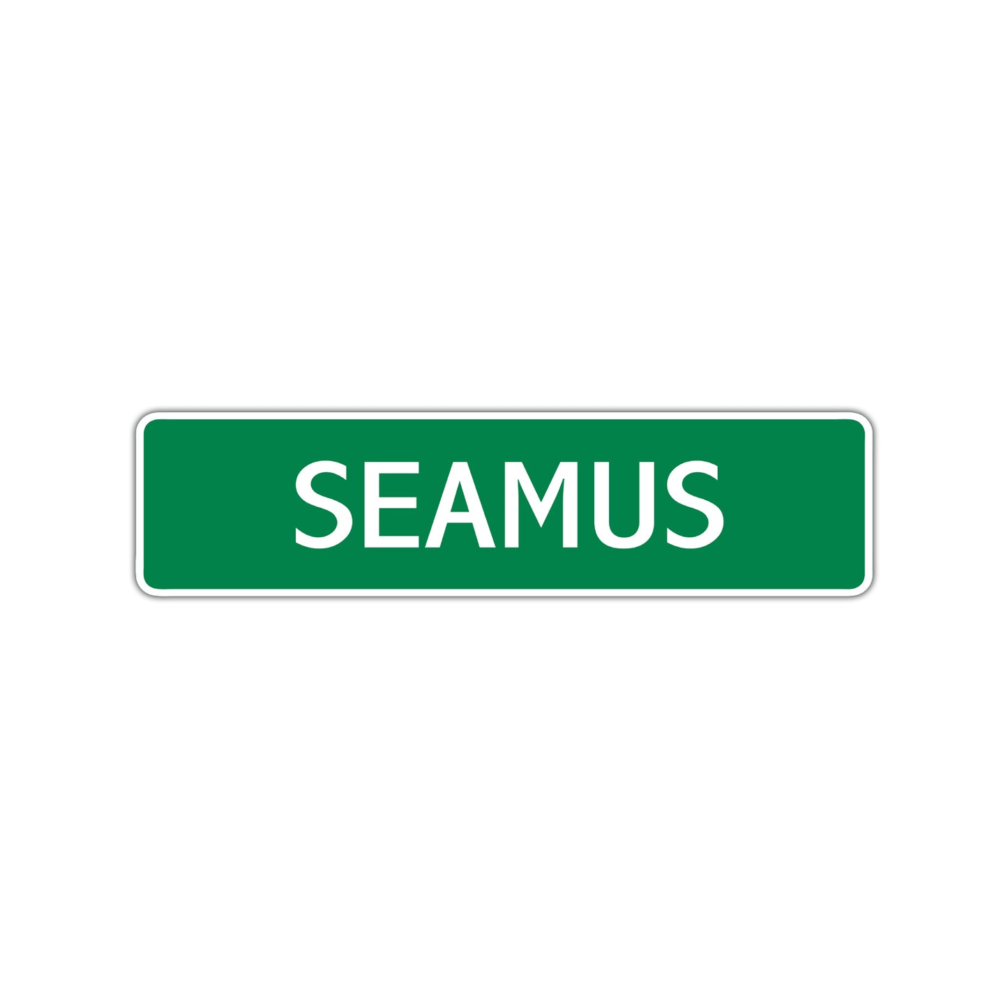 Seamus Street Sign Children Name Room Plate