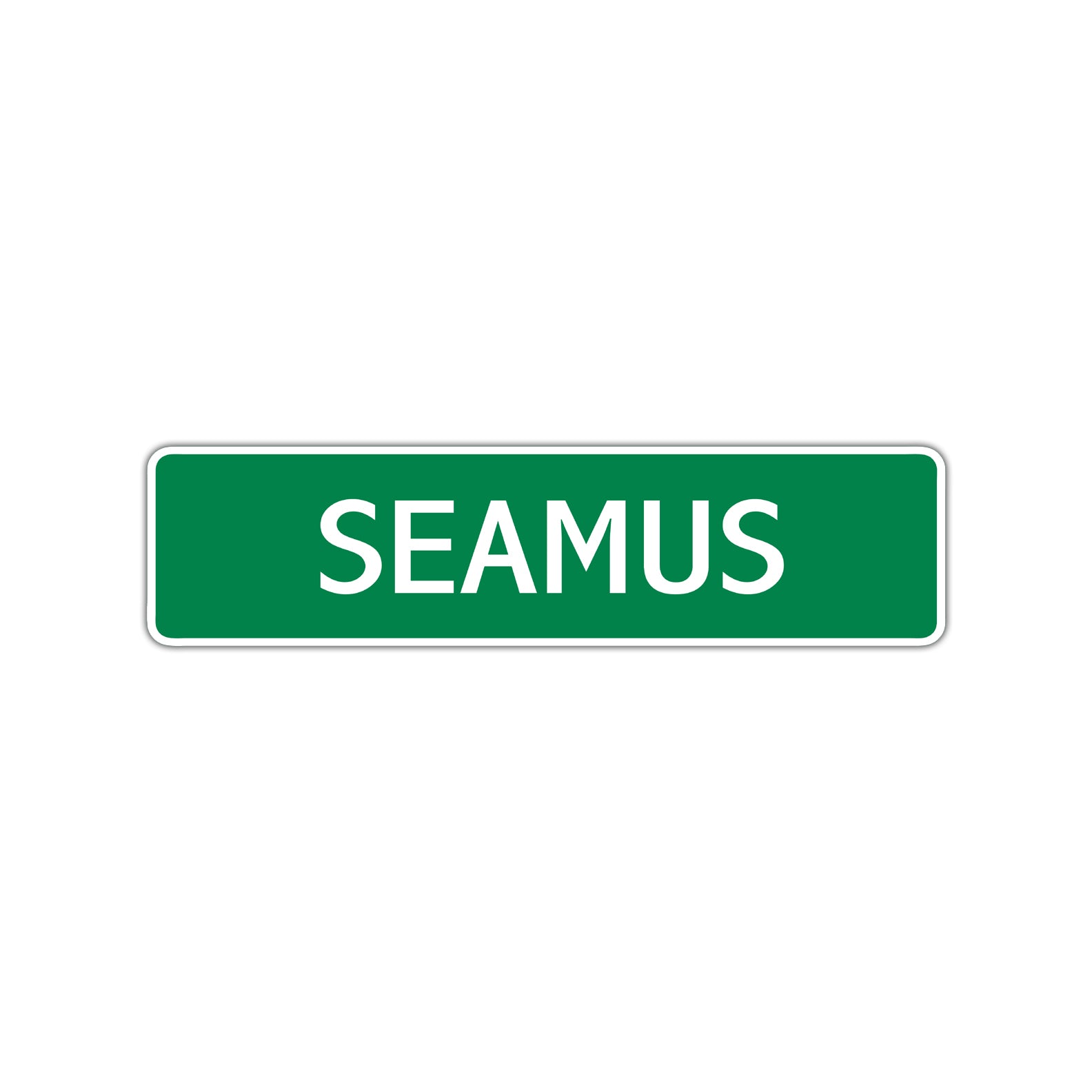 Seamus Street Sign Children Name Room Plate
