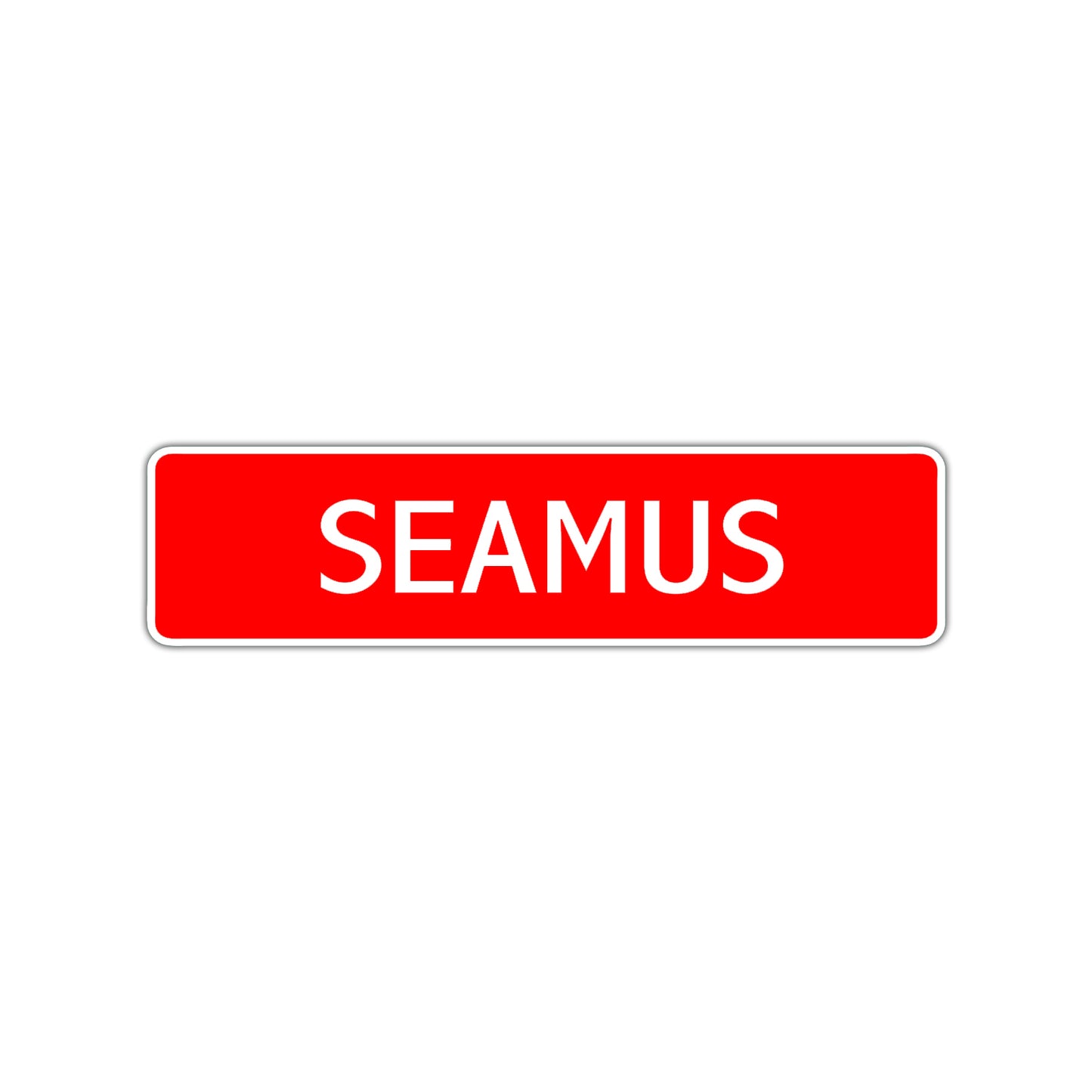 Seamus Street Sign Children Name Room Plate