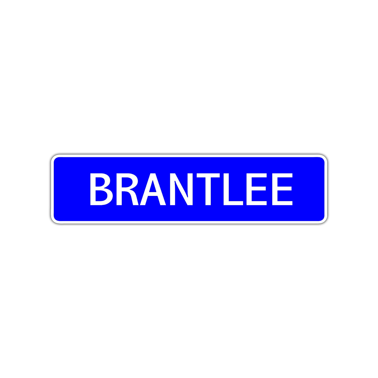 Brantlee Street Sign Children Name Room Plate