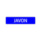 Javon Street Sign Children Name Room Plate