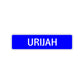 Urijah Street Sign Children Name Room Plate
