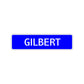 Gilbert Street Sign Children Name Room Plate