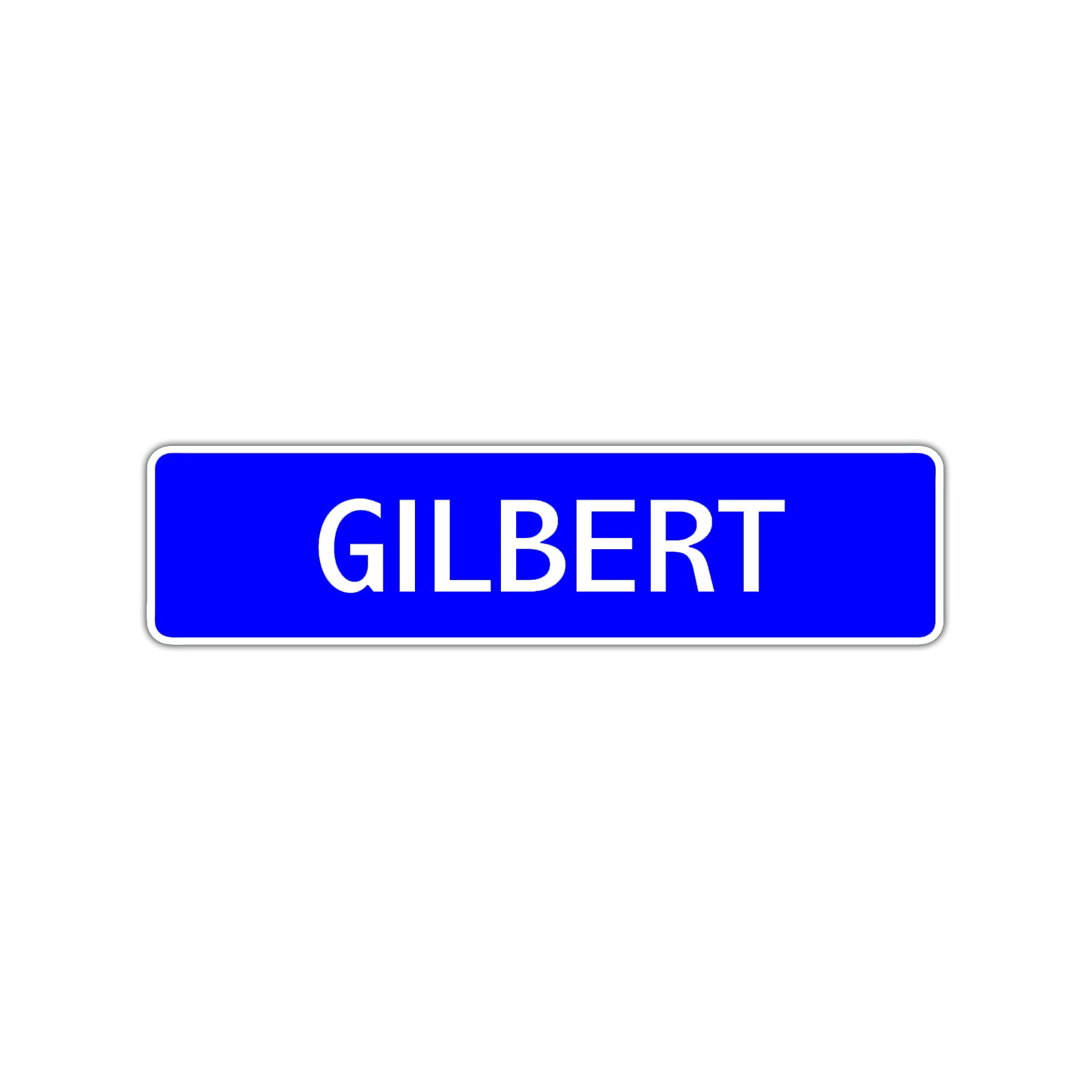 Gilbert Street Sign Children Name Room Plate