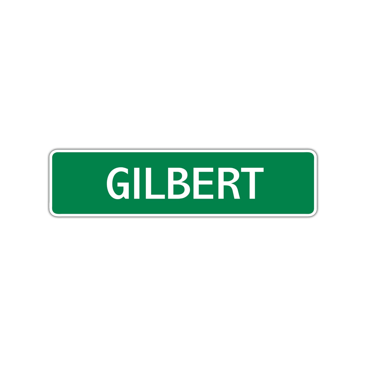 Gilbert Street Sign Children Name Room Plate