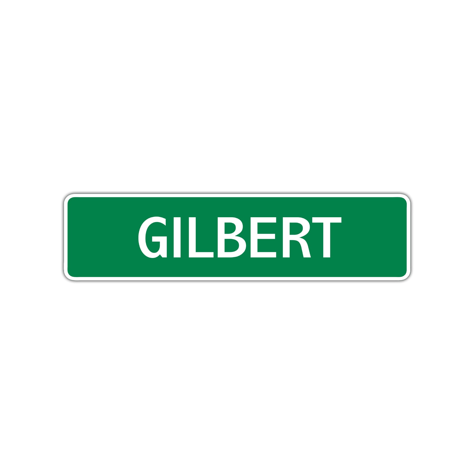 Gilbert Street Sign Children Name Room Plate