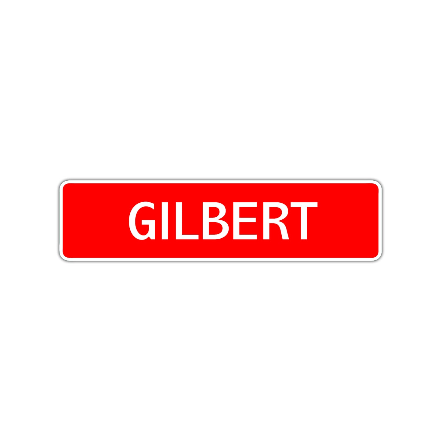 Gilbert Street Sign Children Name Room Plate
