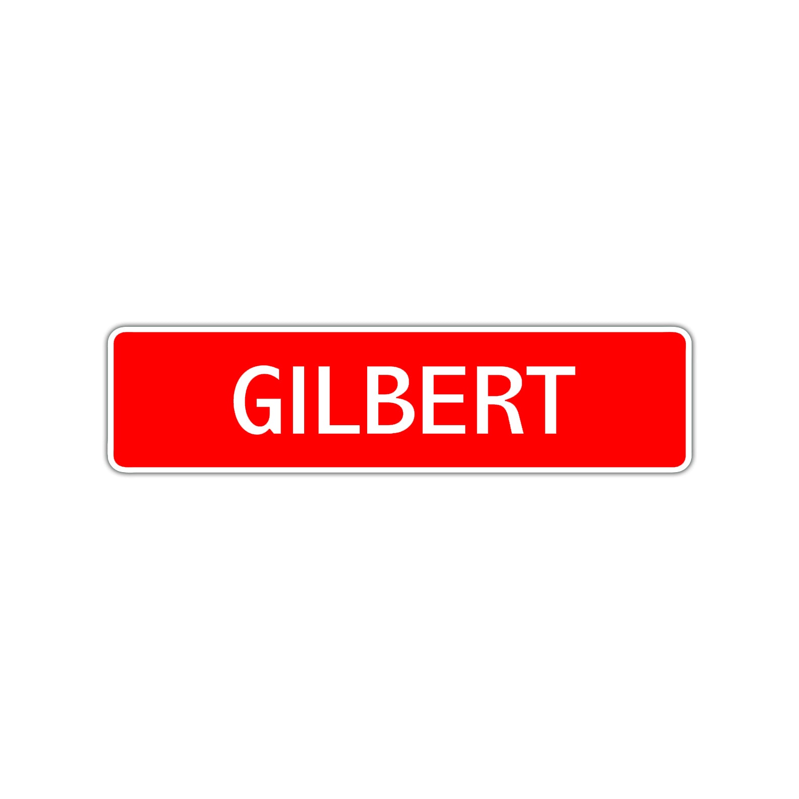 Gilbert Street Sign Children Name Room Plate