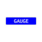 Gauge Street Sign Children Name Room Plate