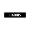 Harris Street Sign Children Name Room Plate