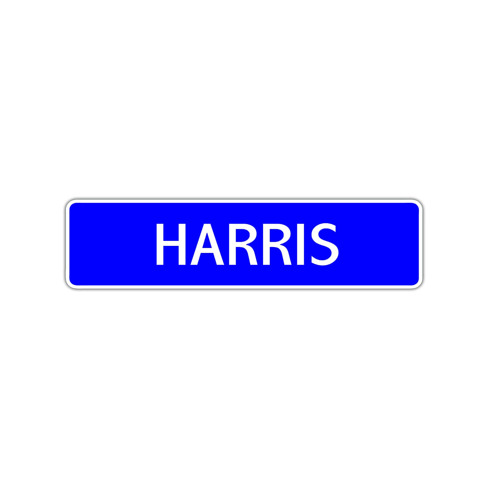 Harris Street Sign Children Name Room Plate