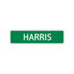 Harris Street Sign Children Name Room Plate