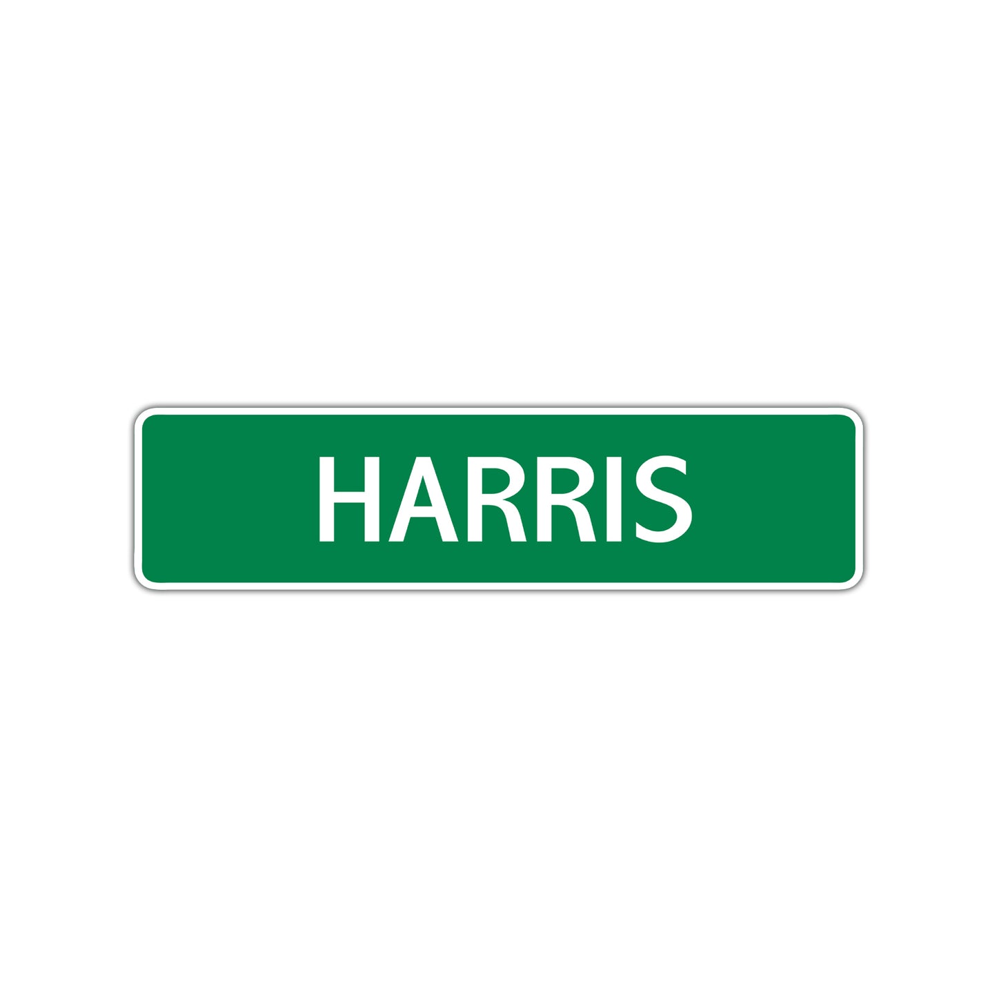 Harris Street Sign Children Name Room Plate