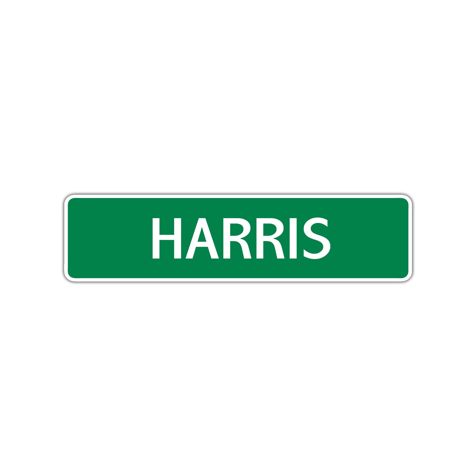Harris Street Sign Children Name Room Plate