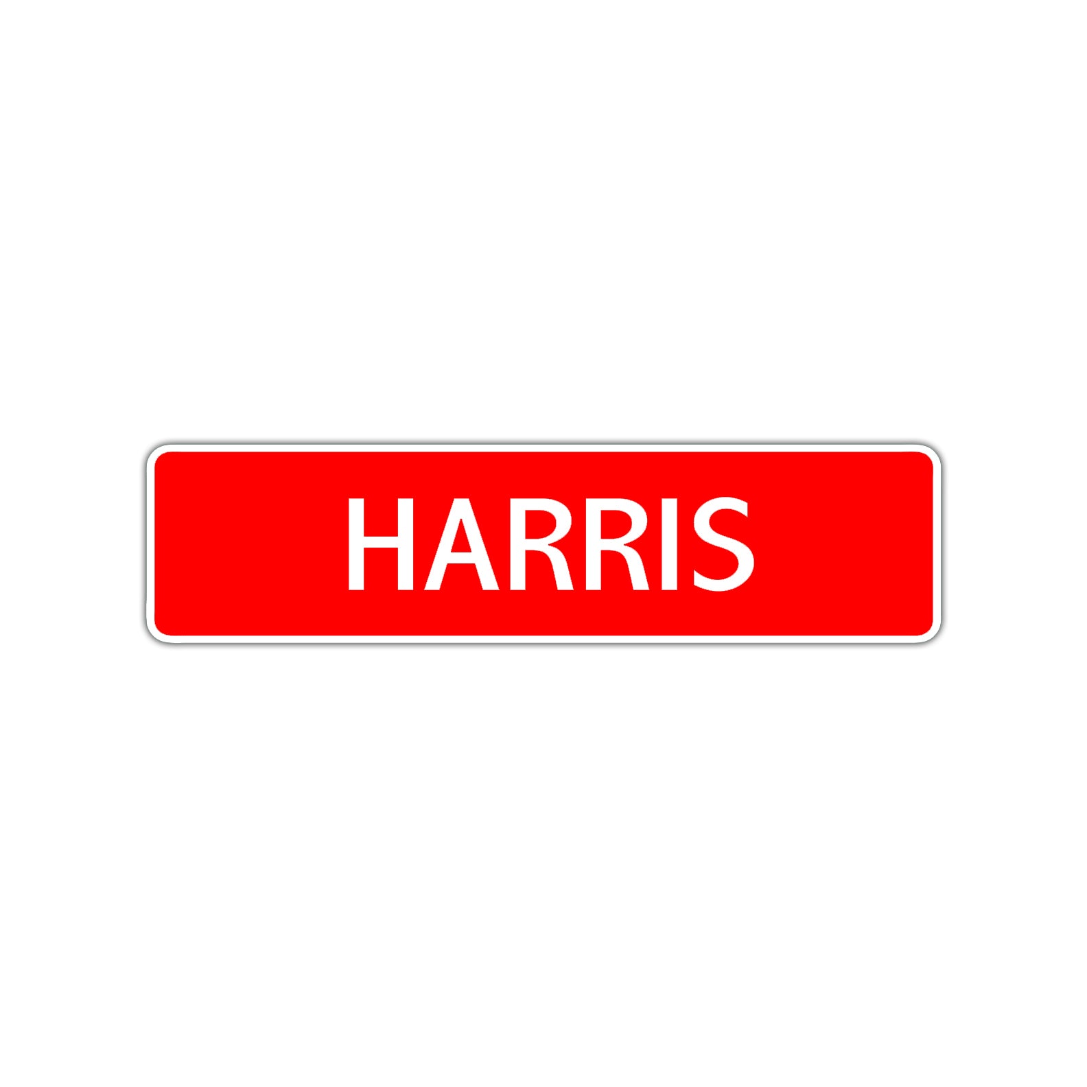 Harris Street Sign Children Name Room Plate