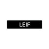 Leif Street Sign Children Name Room Plate