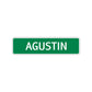 Agustin Street Sign Children Name Room Plate