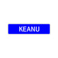 Keanu Street Sign Children Name Room Plate