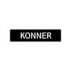 Konner Street Sign Children Name Room Plate