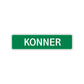 Konner Street Sign Children Name Room Plate