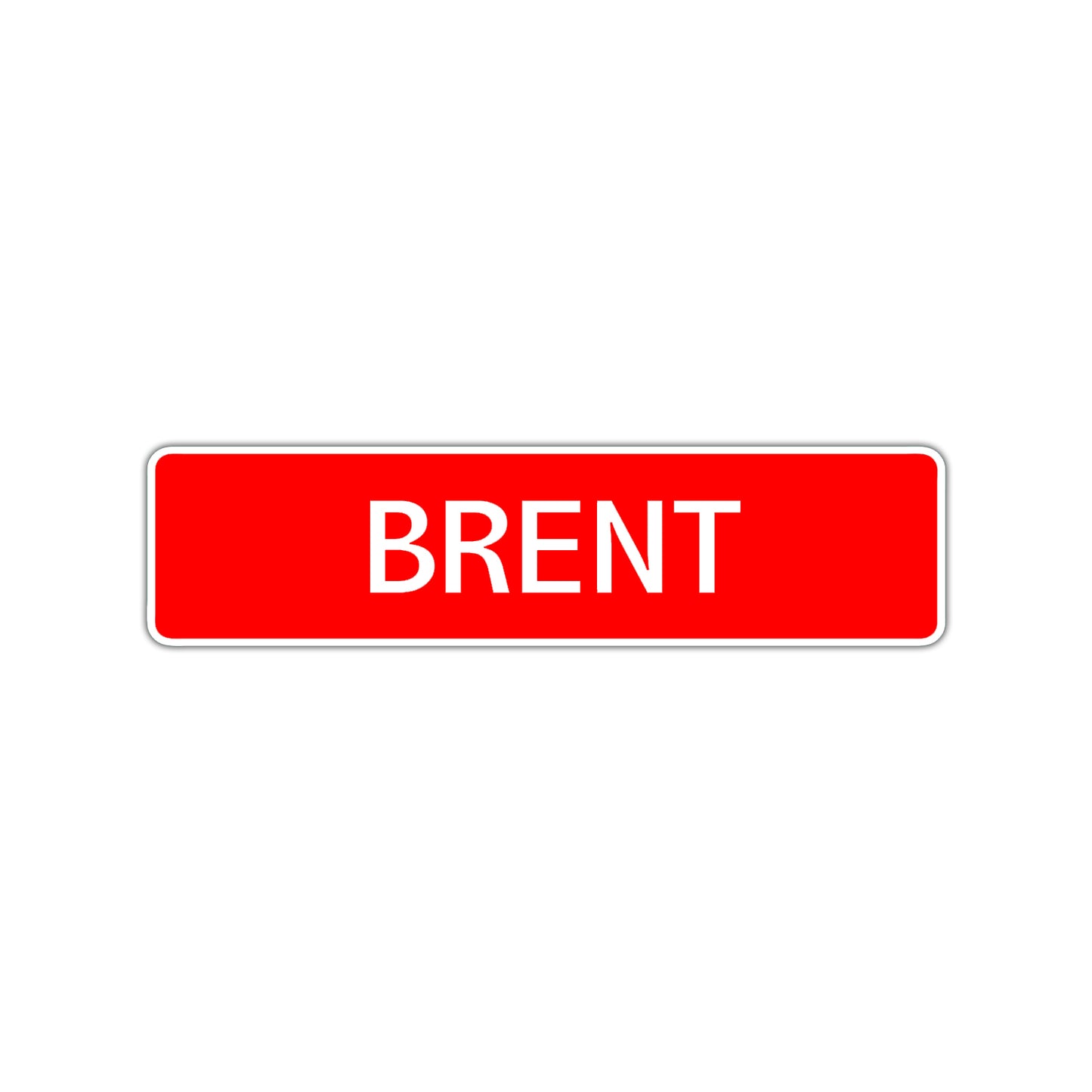 Brent Street Sign Children Name Room Plate