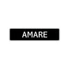Amare Street Sign Children Name Room Plate