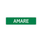 Amare Street Sign Children Name Room Plate