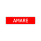 Amare Street Sign Children Name Room Plate