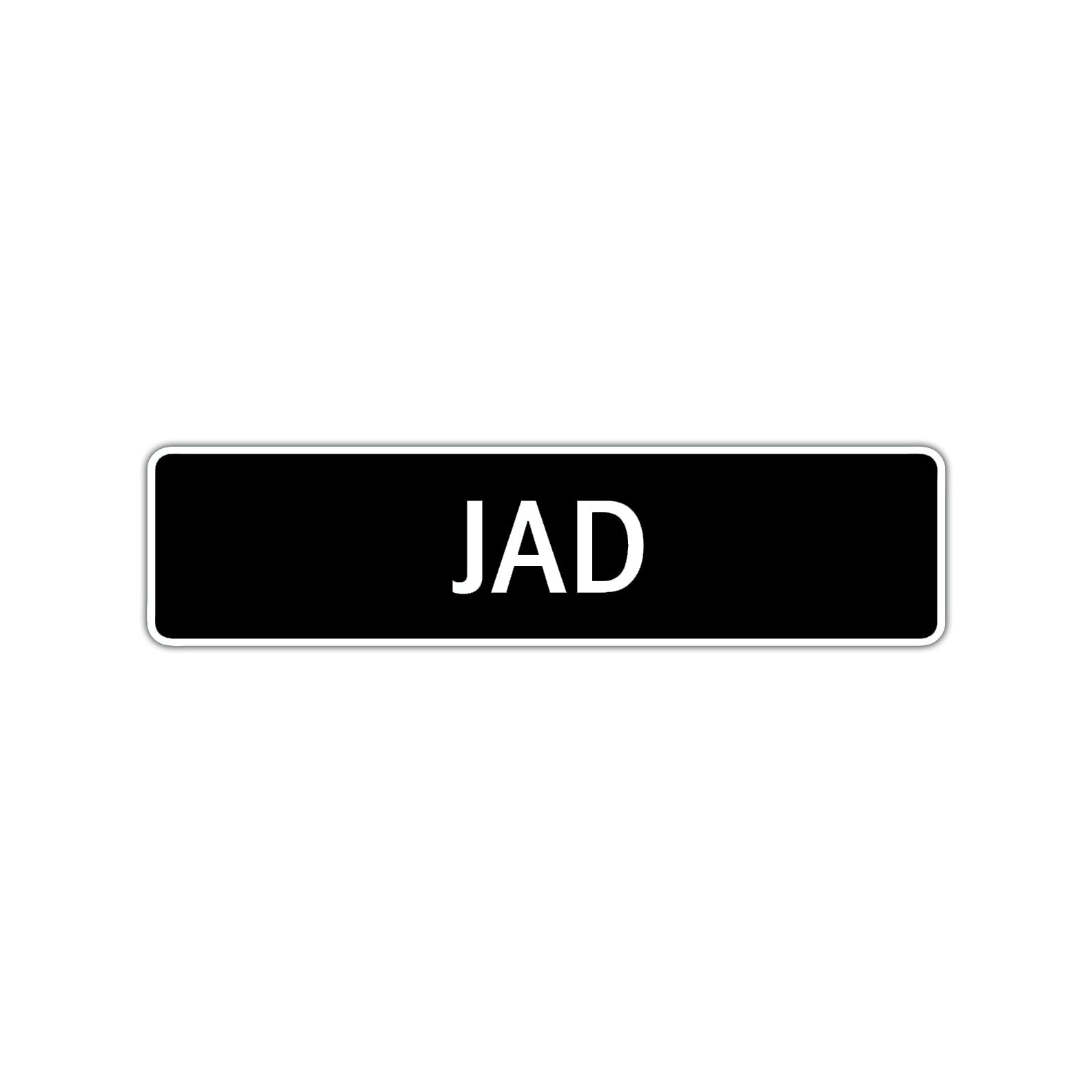 Jad Street Sign Children Name Room Plate