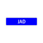 Jad Street Sign Children Name Room Plate