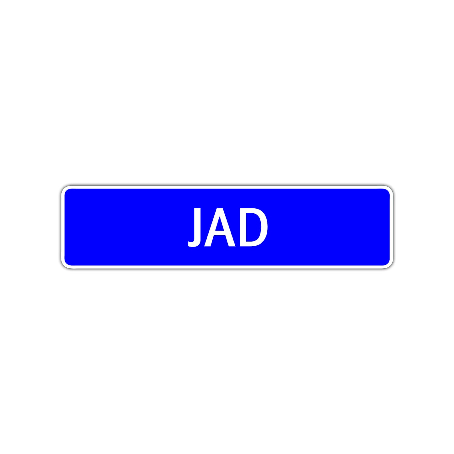 Jad Street Sign Children Name Room Plate
