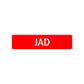 Jad Street Sign Children Name Room Plate