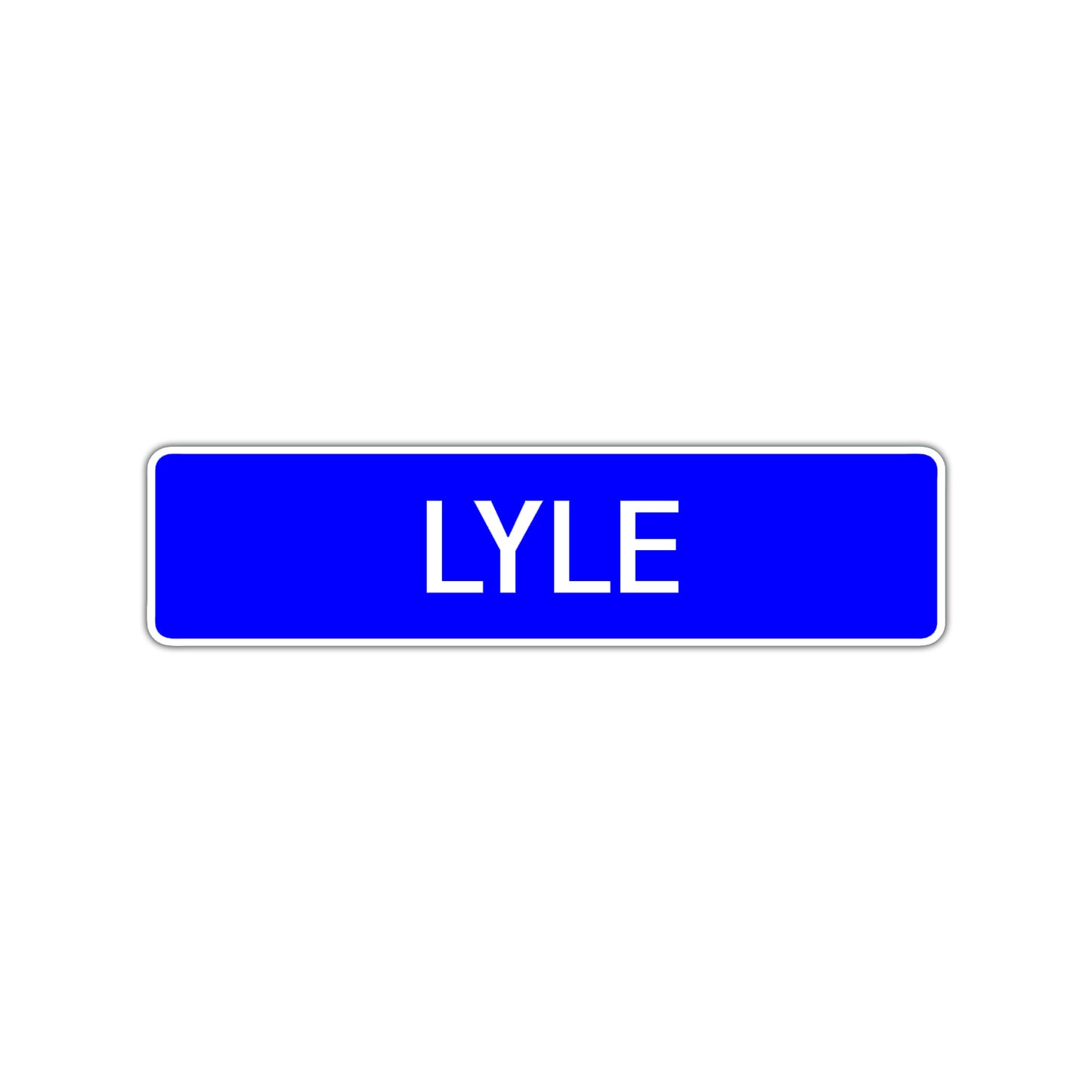 Lyle Street Sign Children Name Room Plate