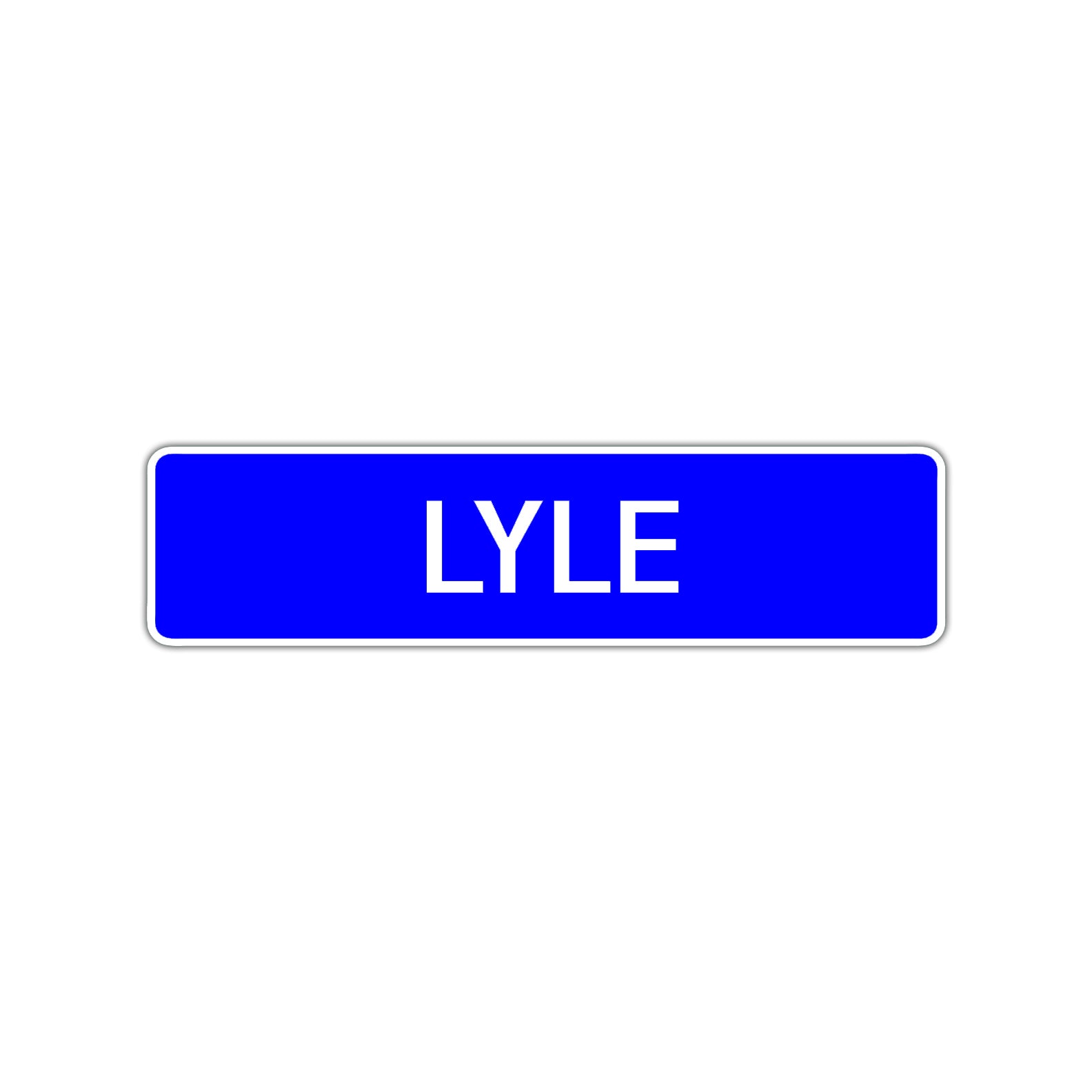 Lyle Street Sign Children Name Room Plate