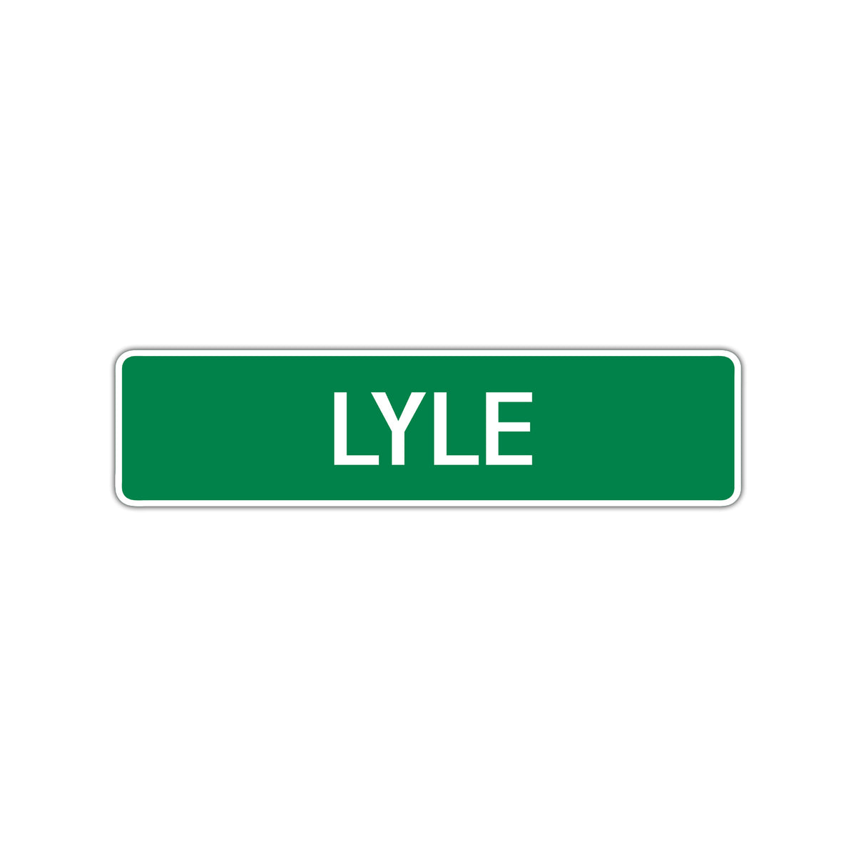 Lyle Sign Lyle Street Sign Children Name Room Plate – Sign Fever