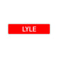 Lyle Street Sign Children Name Room Plate