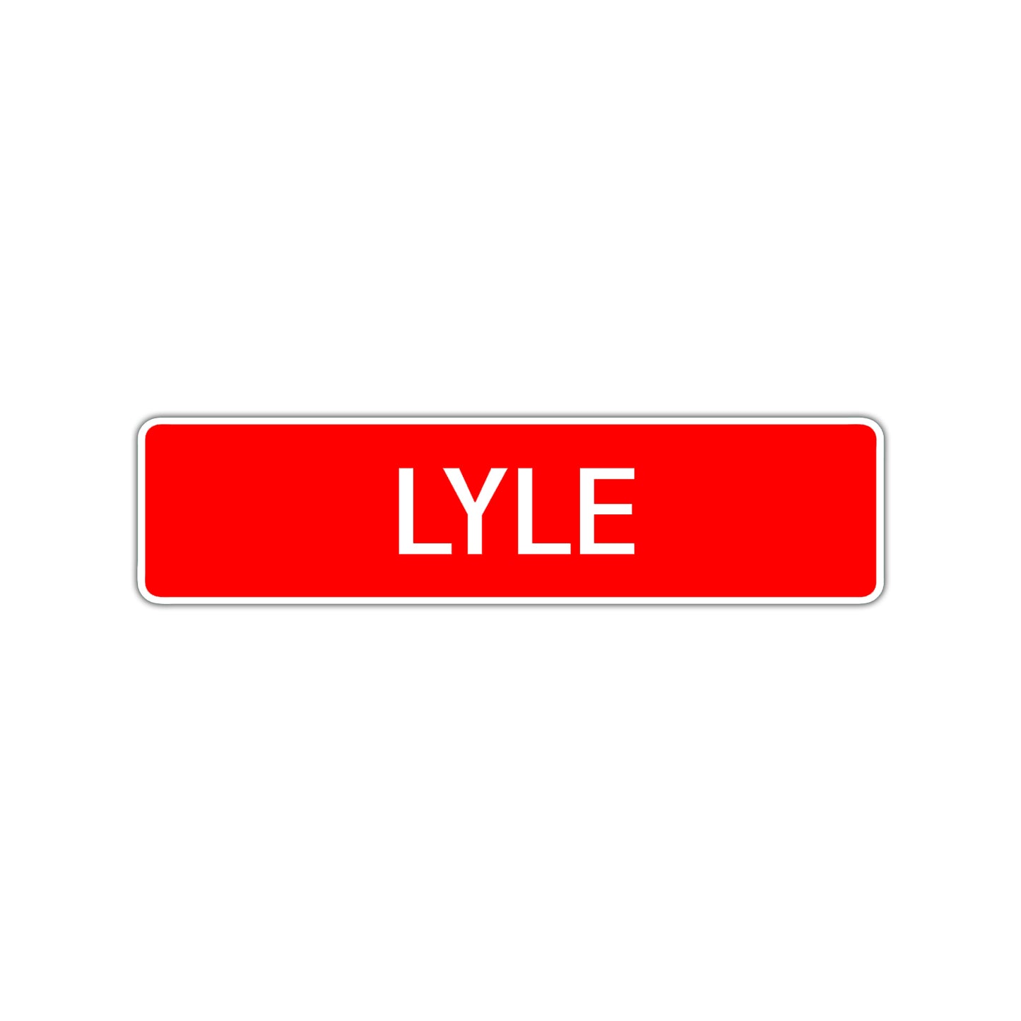 Lyle Street Sign Children Name Room Plate
