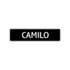 Camilo Street Sign Children Name Room Plate