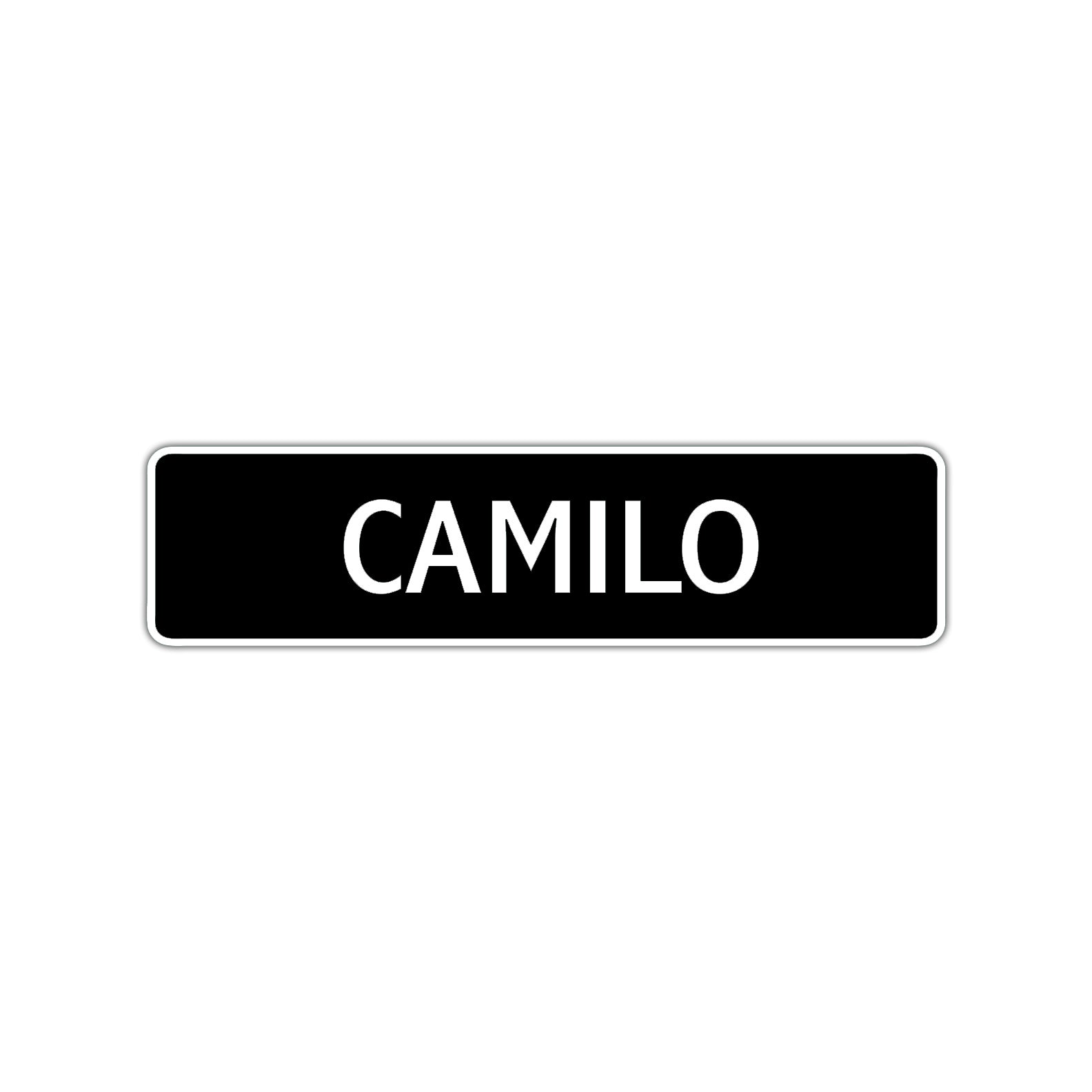 Camilo Street Sign Children Name Room Plate
