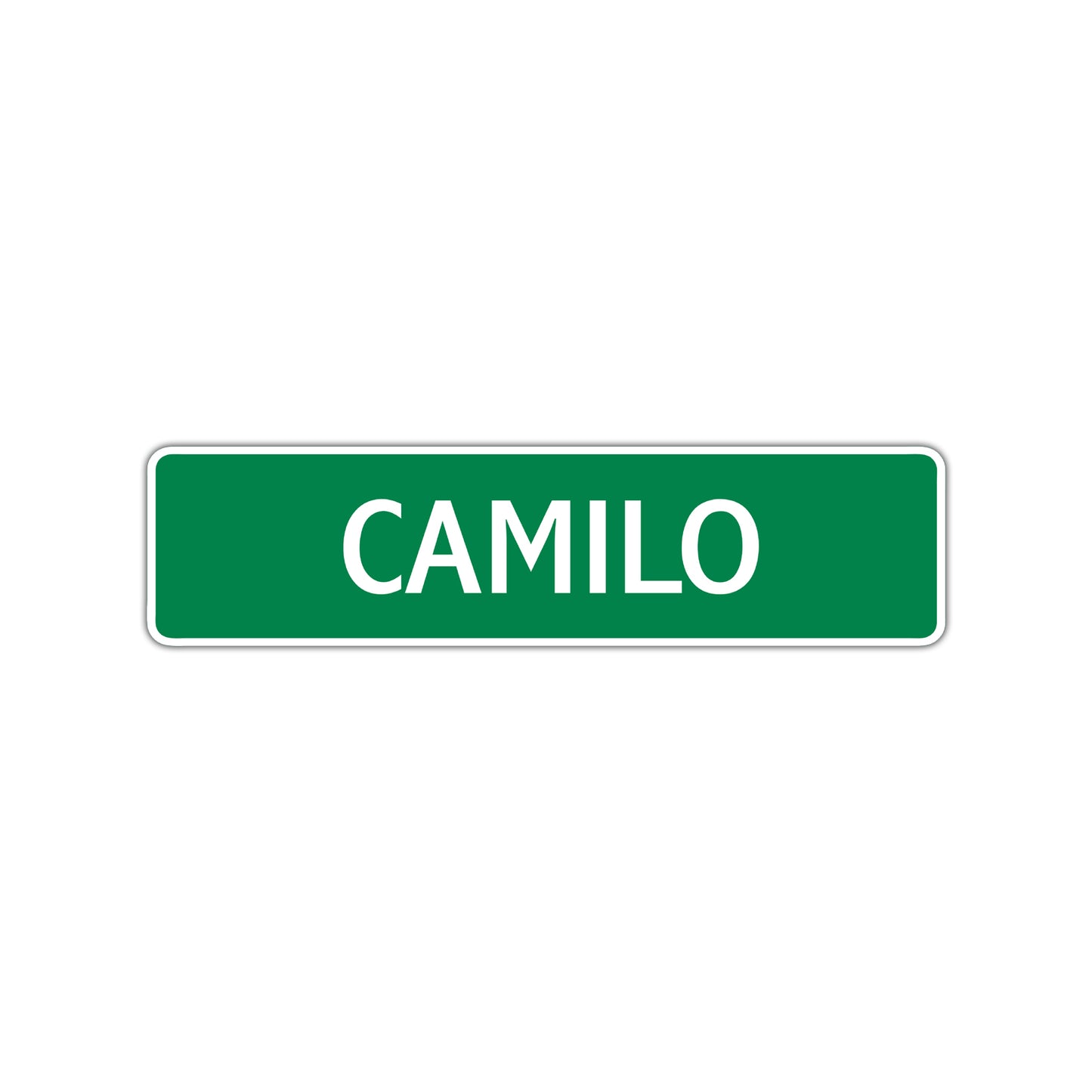 Camilo Street Sign Children Name Room Plate