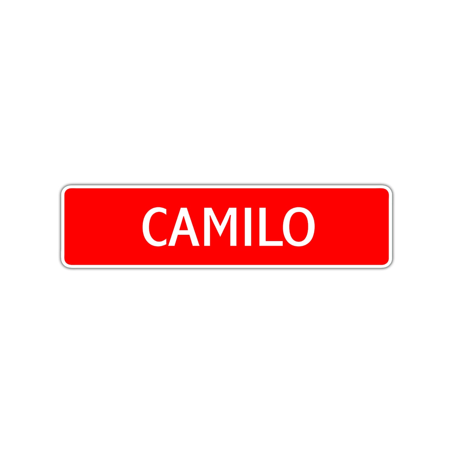 Camilo Street Sign Children Name Room Plate