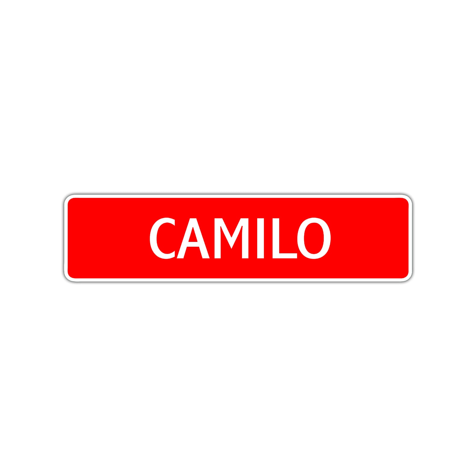Camilo Street Sign Children Name Room Plate