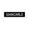 Giancarlo Street Sign Children Name Room Plate