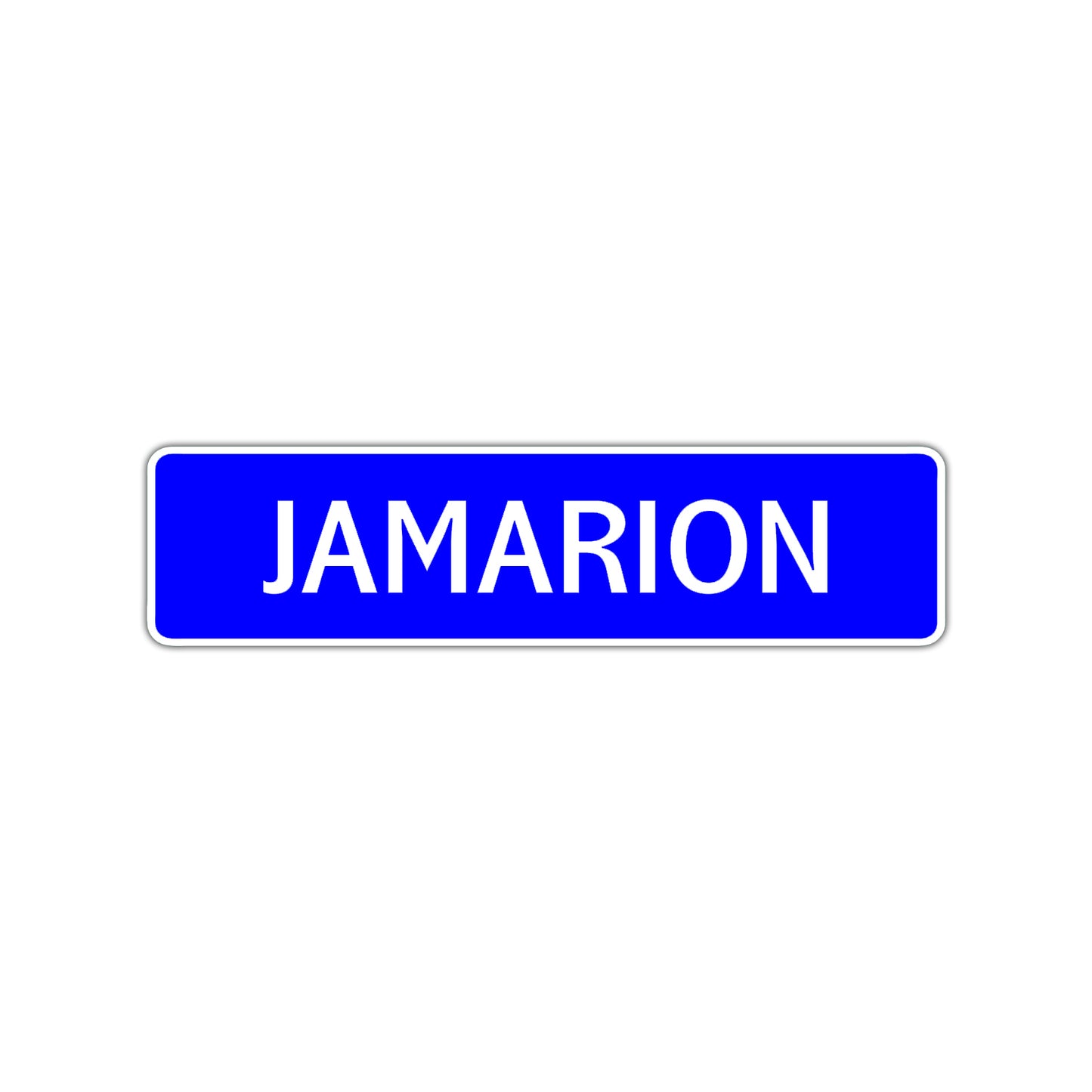 Jamarion Street Sign Children Name Room Plate